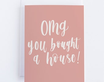 Housewarming Card | Congrats New Homeowner Gift