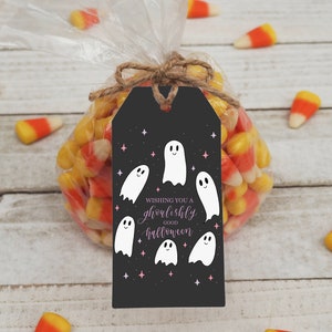 Halloween Tags Halloween Boo Basket Tags Boo Basket Halloween Gift Tag Halloween Bag Tag Cute Spooky Halloween Gift Tag Ghost image 6