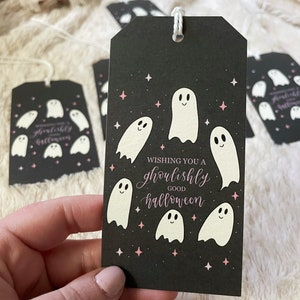 Halloween Tags Halloween Boo Basket Tags Boo Basket Halloween Gift Tag Halloween Bag Tag Cute Spooky Halloween Gift Tag Ghost image 3