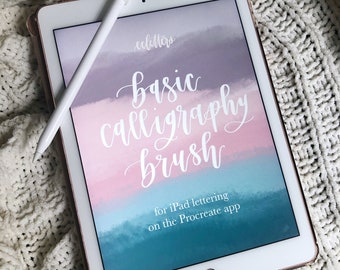 iPad Lettering Brush - Procreate Brush - Procreate Calligraphy Brush - Procreate Lettering Brush - iPad Lettering - Calligraphy Brush iPad