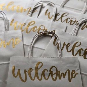 Wedding Welcome Bags - Welcome Gift Bag - Wedding Guest Welcome Bag - Welcome Bag - Hotel Welcome Bag - Wedding Favor - Out of Town Guest