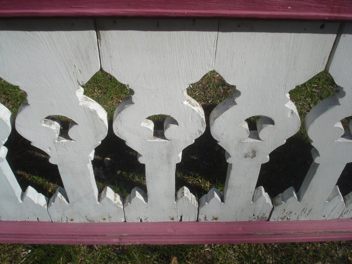 Vintage Porch Railing Balustrade Gingerbread Cottage Style, Rare