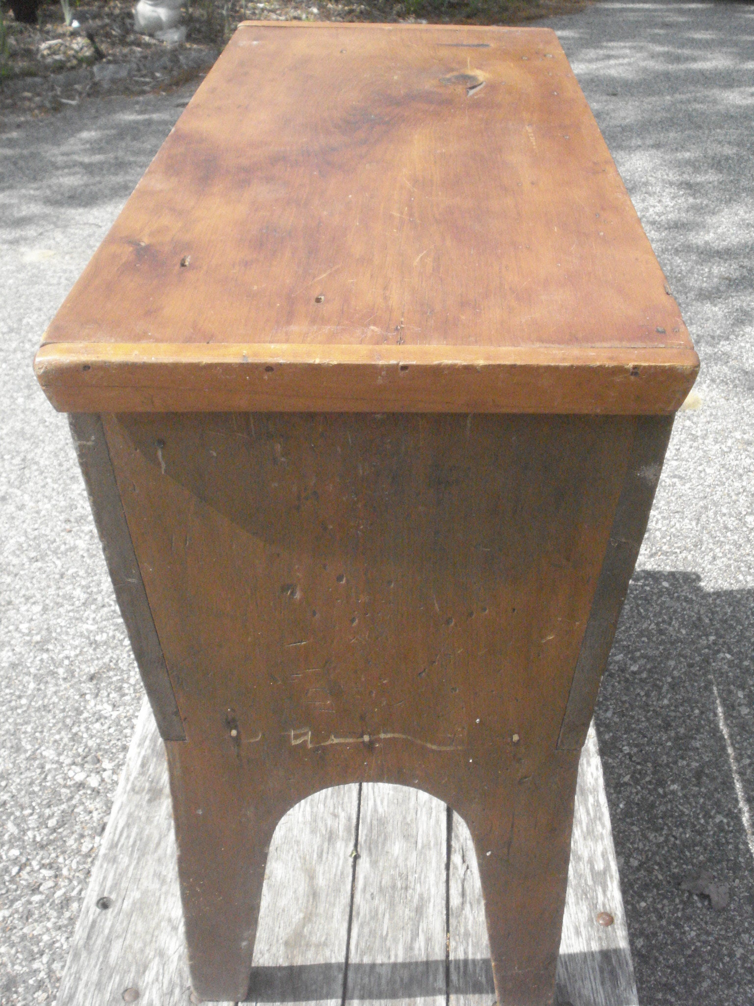 Antique Pine Dough Box / Proofing Box Table With Storage Etsy