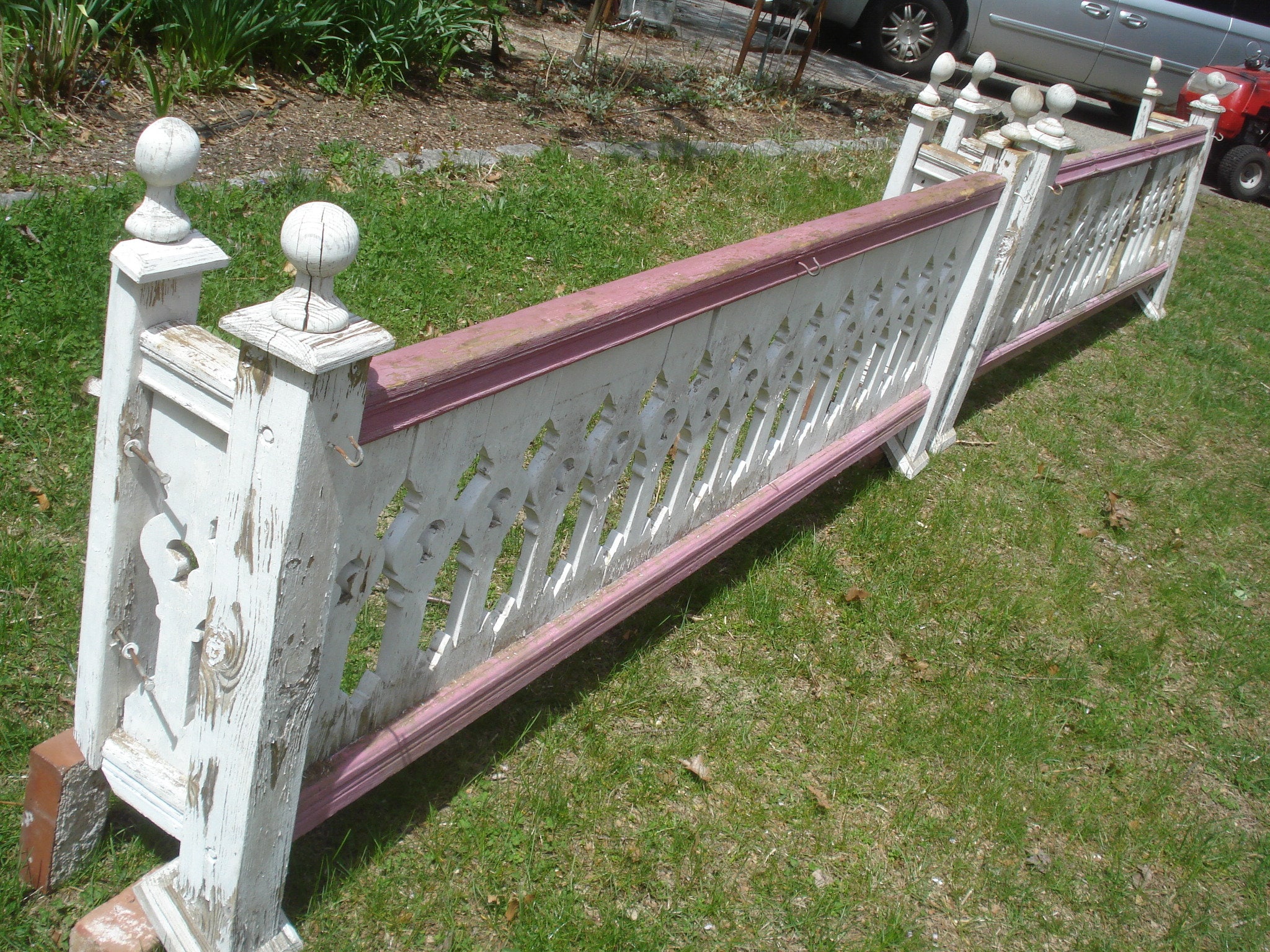 Vintage Porch Railing Balustrade Gingerbread Cottage Style, Rare