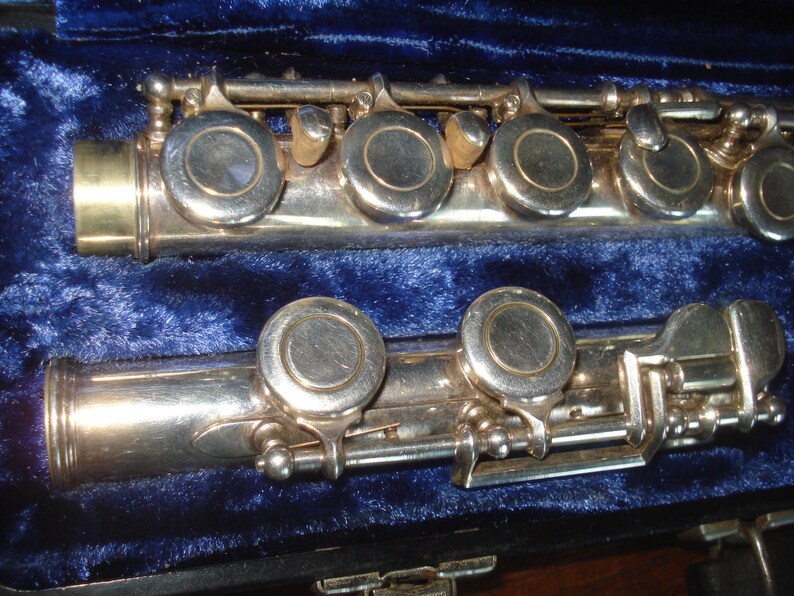 Flute, W.T. Armstrong Model 104 Vintage Silver Plated Flute in Original