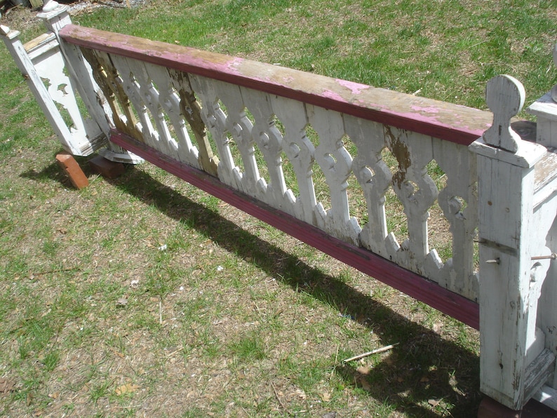 Vintage Porch Railing Balustrade Gingerbread Cottage Style, Rare
