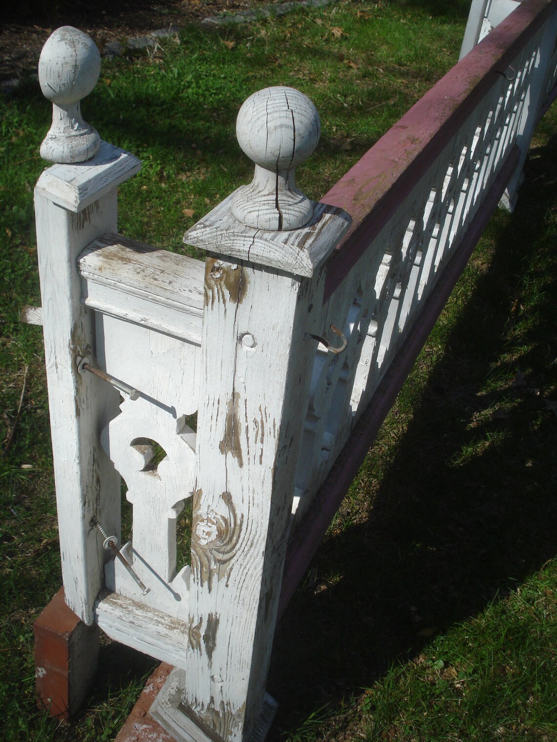 Vintage Porch Railing Balustrade Gingerbread Cottage Style, Rare