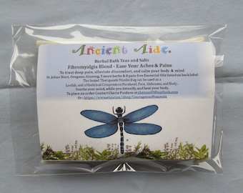 Herbal Bath Teas-Salts Fibromyalgia, Nerve & Deep Muscle Pain Blend