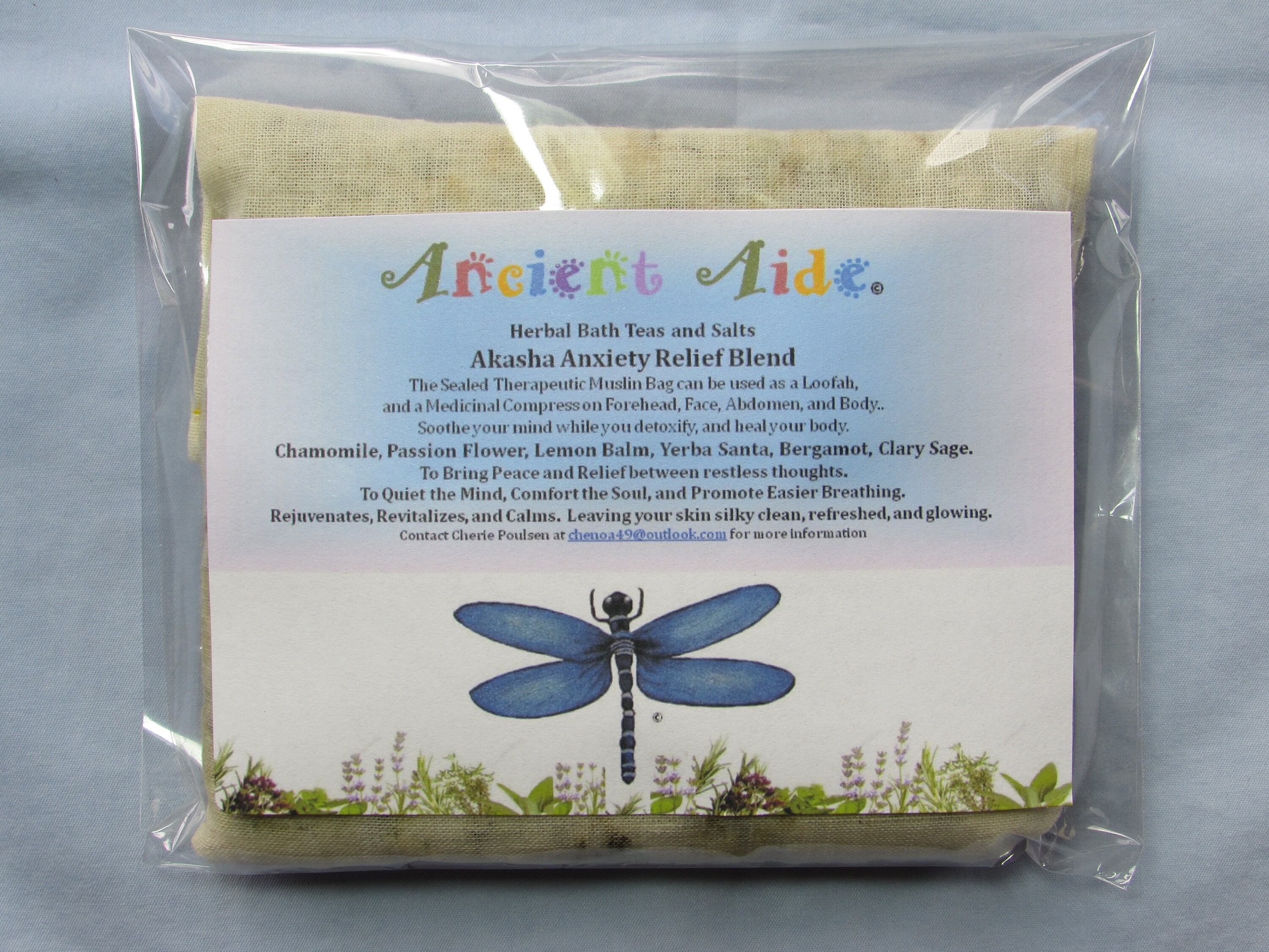 Herbal Bath Teas-Salts Akasha Anxiety Relief Blend