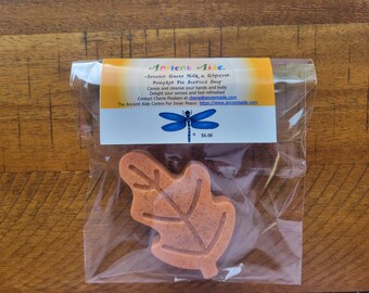 Autumn Pumpkin Pie Spice Oak Leaf  -  Goats Milk & Glycerin Soap