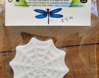 Spider Web Caramel Apple Scent -  Halloween Fun Cocoa Butter Soap