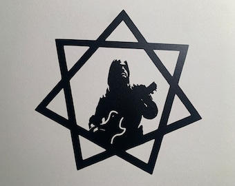 TOOL inspired Adam Jones silhouette decal