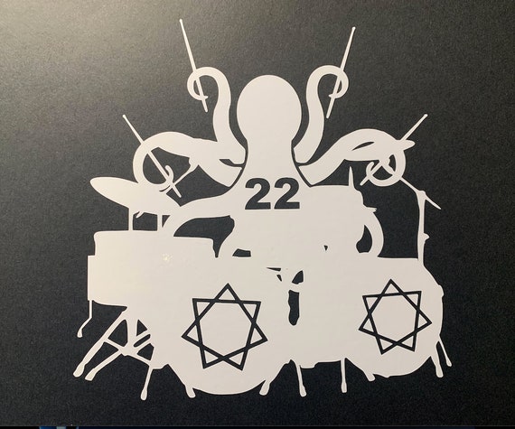 TOOL Inspired Danny Carey Octopus on Drums! Original Decal Design