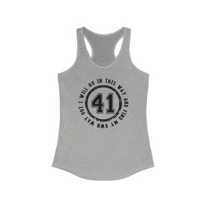 DMB inspiriertes # 41 Damen Tanktop mit Racerback und Texten