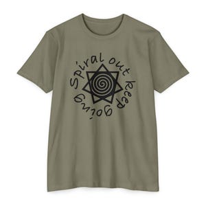 TOOL inspired spiral out lightweight tee