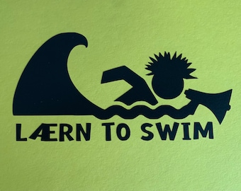 TOOL inspired Learn to Swim II permanent vinyl decal