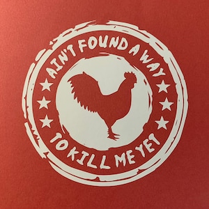 Alice In Chains Rooster permanent vinyl decal