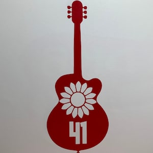 Dave Matthews Band #41 permanent vinyl decal original design