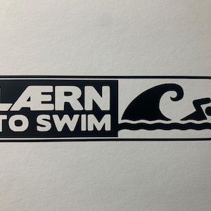 MJK WERKZEUG Band schwimmen lernen Aufkleber