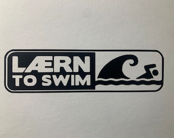 MJK TOOL Band Learn to Swim decal