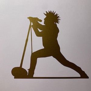 TOOL inspired MJK silhouette permeant vinyl decal