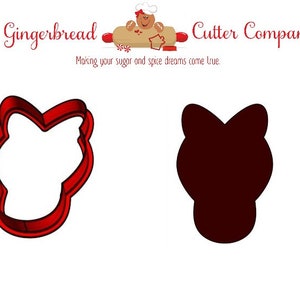 Horse Head Front Cookie Cutter