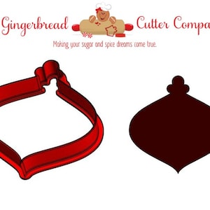 Christmas Ornament - Tear Drop Cookie Cutter