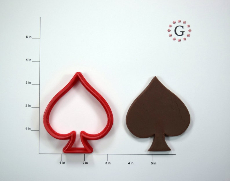 Spade Cookie Cutter Etsy