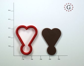Heart Exclamation Mark Cookie Cutter
