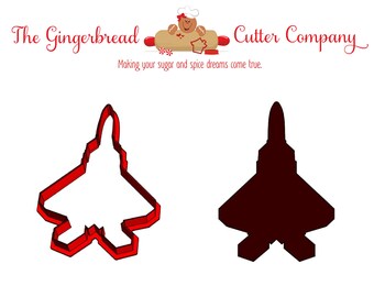 F-22 Raptor Top View Cookie Cutter