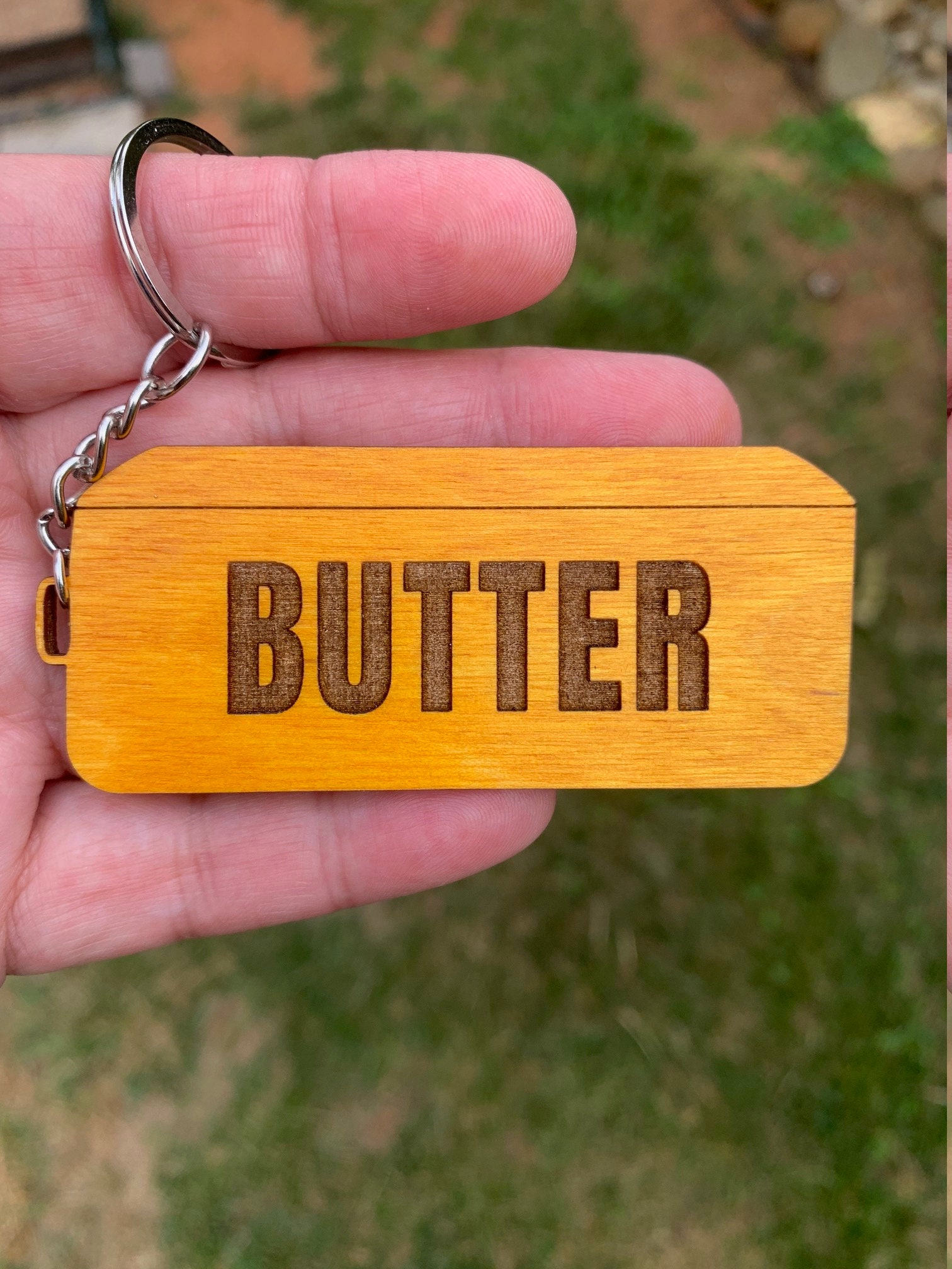 Butter Keychain Etsy