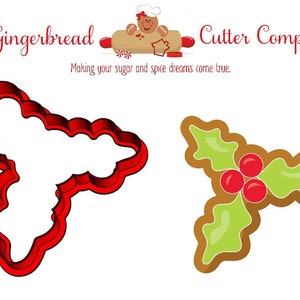 Holly Cookie Cutter