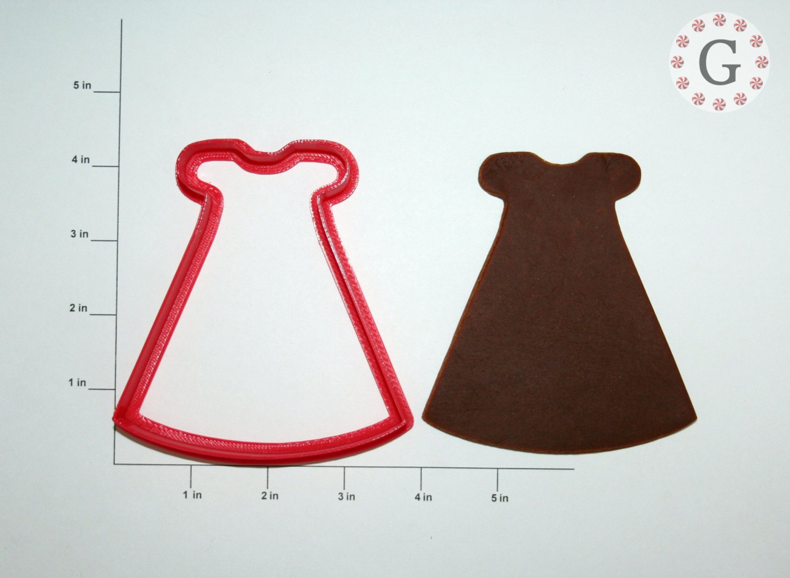 Baptism Dress Cookie Cutter Etsy