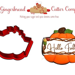 Pumpkin Plaque Cookie Cutter