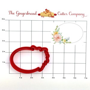Floral Oval Cookie Cutter