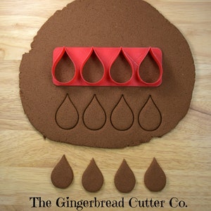 Rain Drop Mini Cookie Cutter Stick