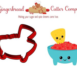 We Go Together Like...Chips & Salsa Cookie Cutter