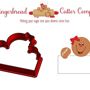 Gingy Girl Plaque Cookie Cutter