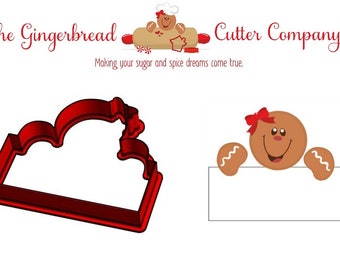 Gingy Girl Plaque Cookie Cutter