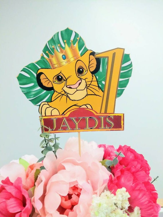 Lion King Birthday Centerpiece Sticks Lion King Baby Shower Etsy