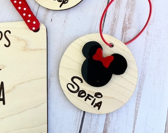 Mickey Mouse Minnie Mouse Bag tags, keychains