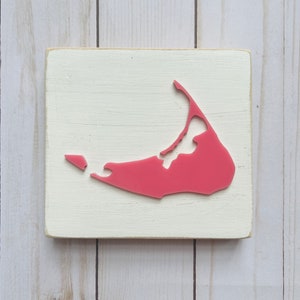 Nantucket sign, island shape sign