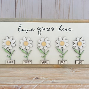 Daisy Family Sign