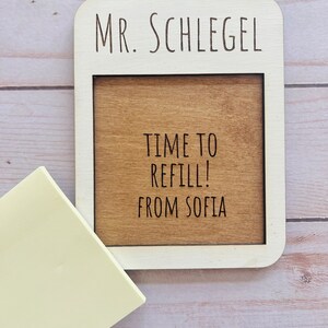 Personalized Post it note holder