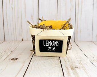 Lemon Tiered Tray Decor, thème citron, fruits d’été