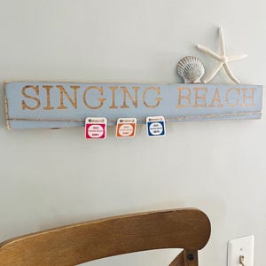 Beach tag or beach badge holder