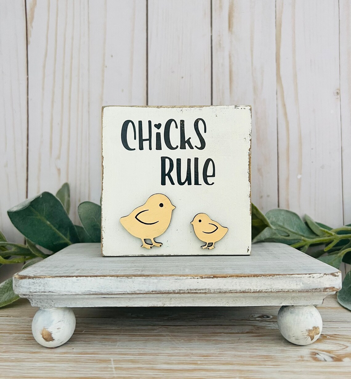 Chick Wood Sign, Easter Wood Sign, Spring Sign, Birds - Etsy