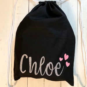Personalized drawstring backpack sack