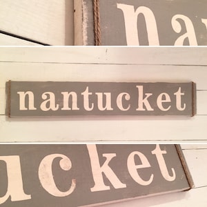 Nantucket wood wall art