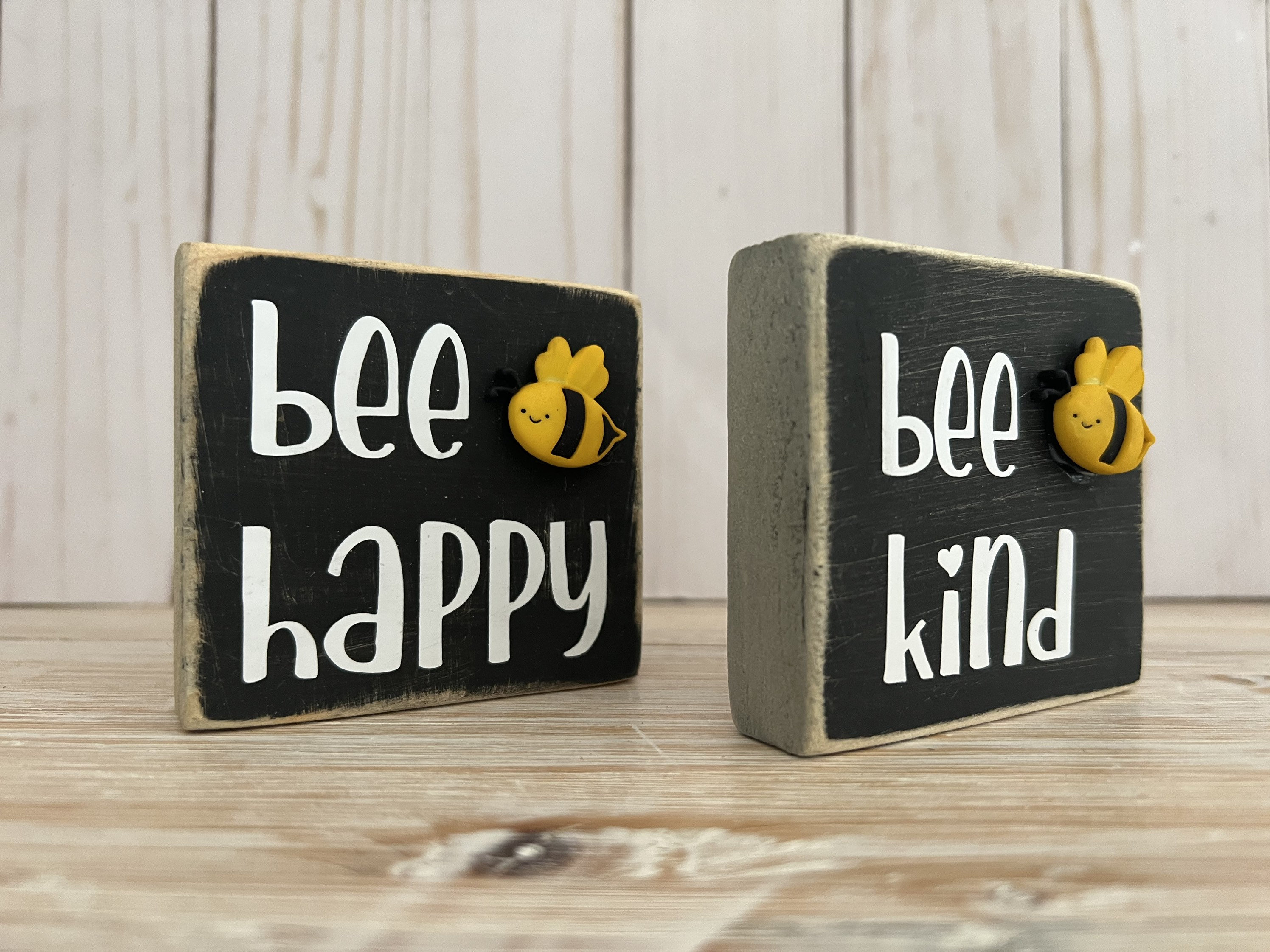 Bee Happy Bee Kind Mini Signs - Etsy